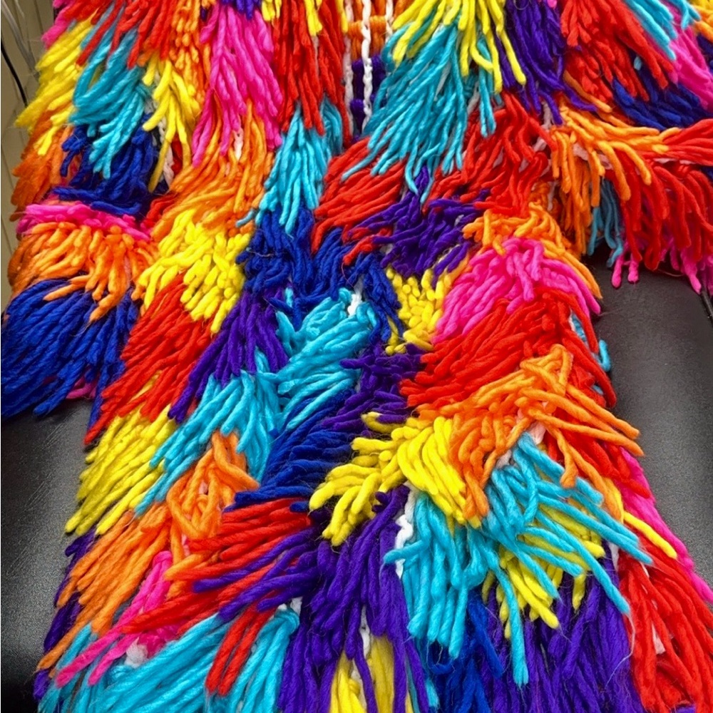 H&M Multicolor Chunky Knit Sweater